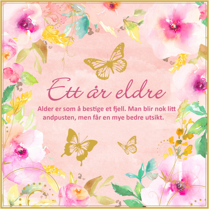 Kort doble Ett år eldre