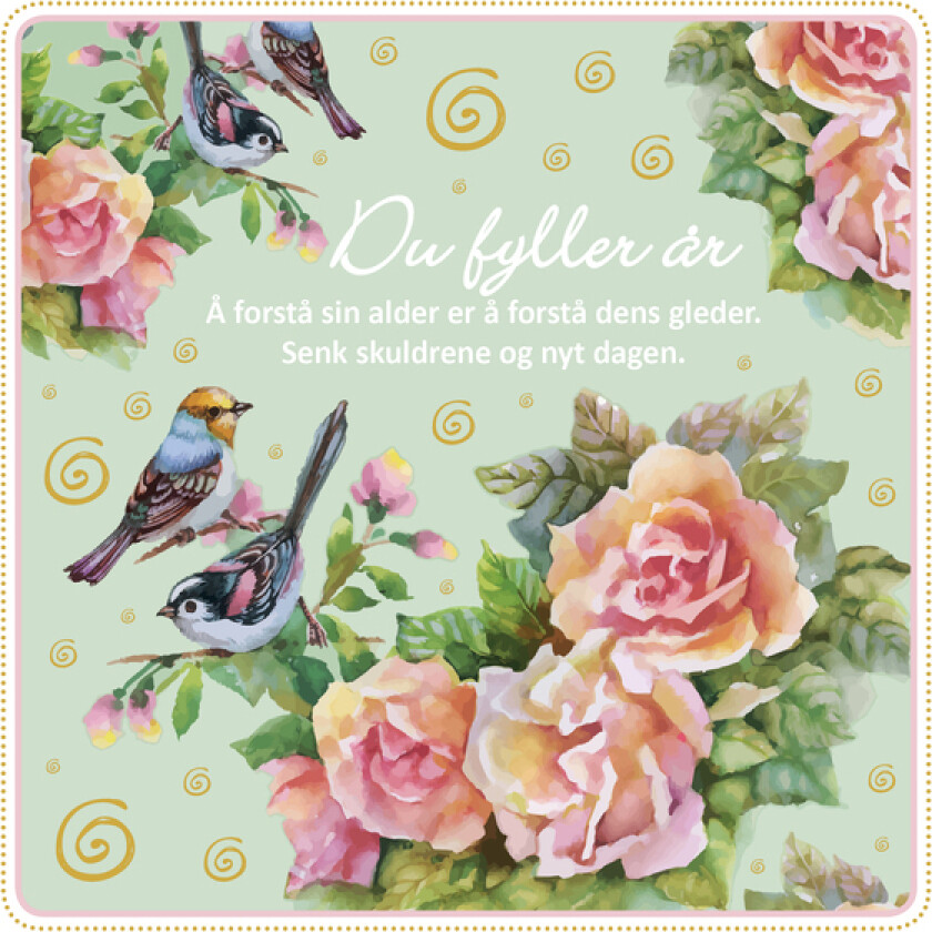 Kort doble Du fyller år