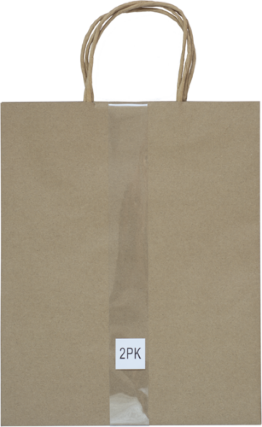 Gavepose L kraft 2pk brun