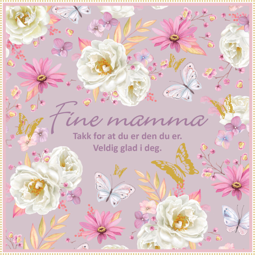 Kort doble Fine mamma