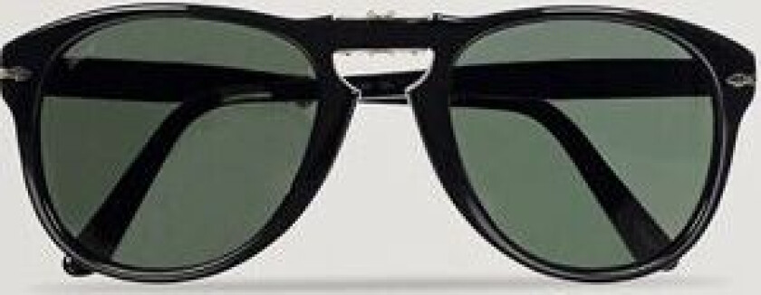 0PO0714 Folding Sunglasses Black/Crystal Green