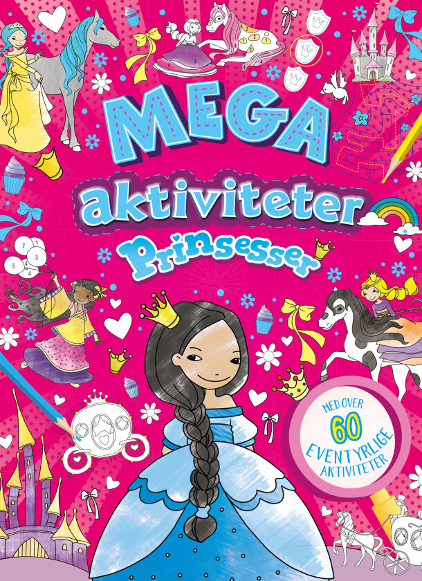 Aktivitetsbok prinsesser mega nøtter