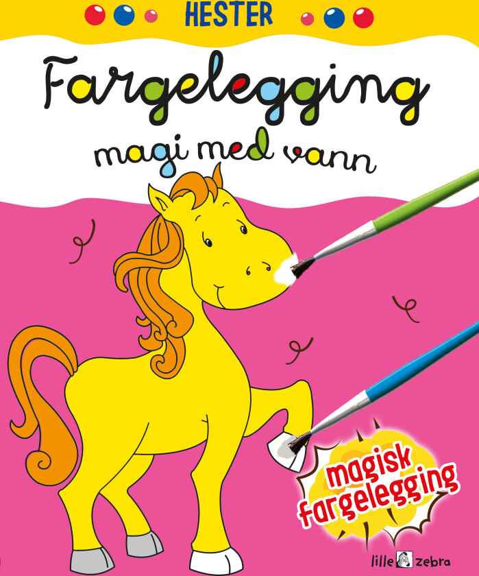 Aktivitetsbok hester magisk fargelegging
