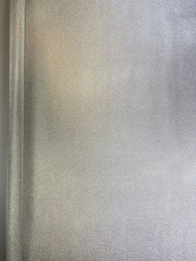 Gavepapir 2M glitter sølv