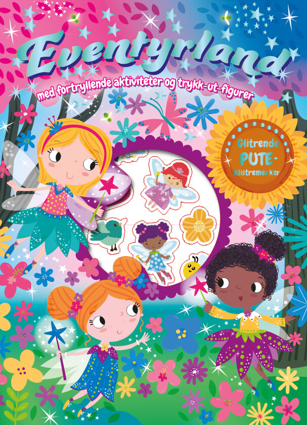 Akt.bok feer eventyrland m/boblestickers
