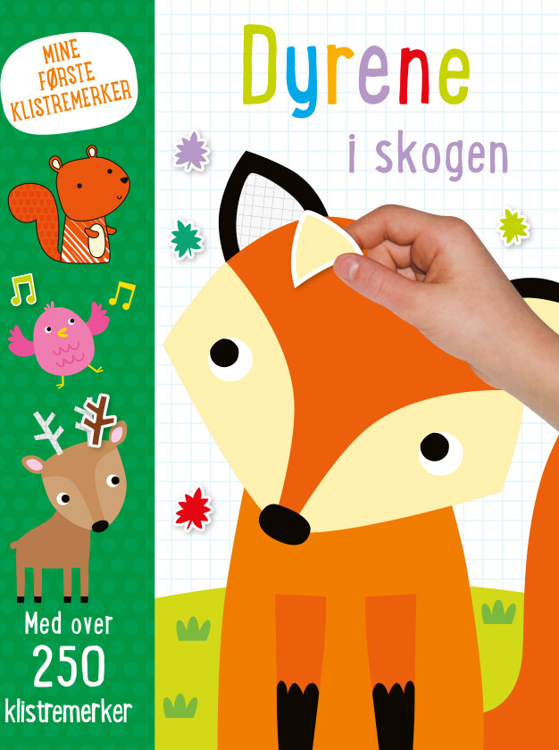 Aktivitetsbok dyrene i skogen m/stickers