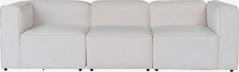 3-seters sofa Pars, Hvit