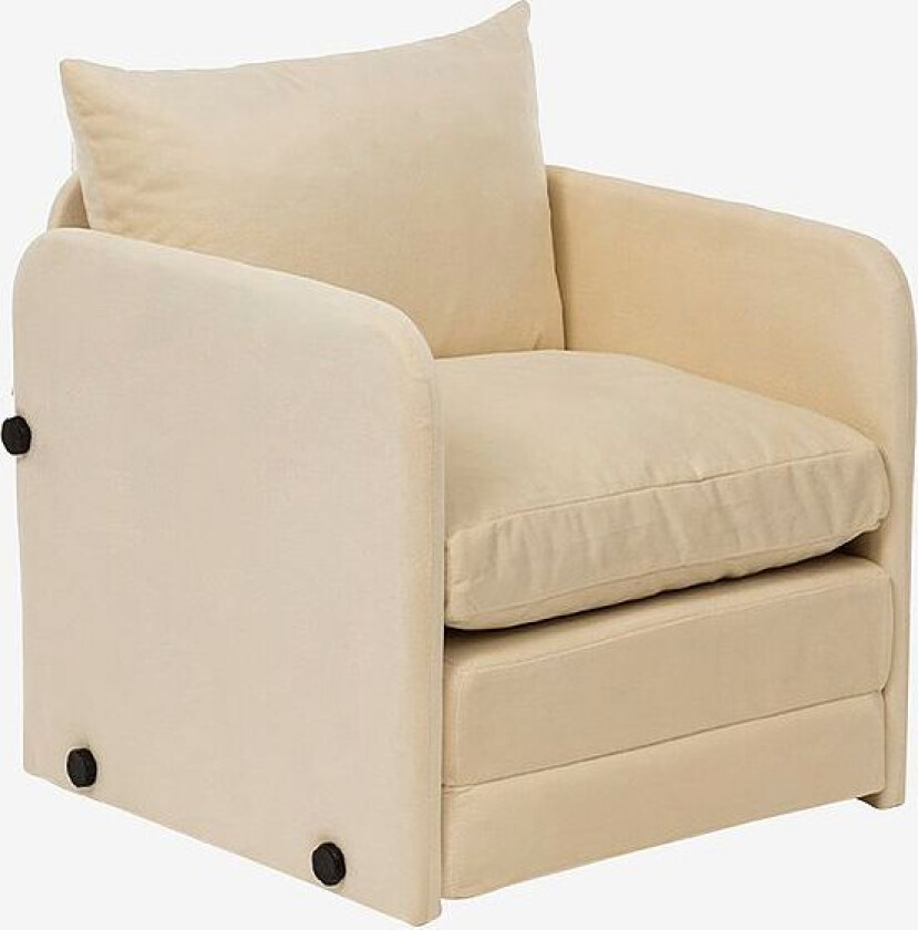 1 sete sovesofa Saga, Hvit