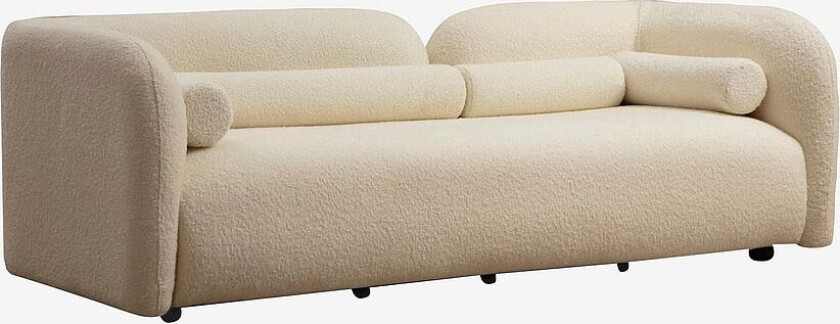 Sofa med 3 seter Victoria, Hvit