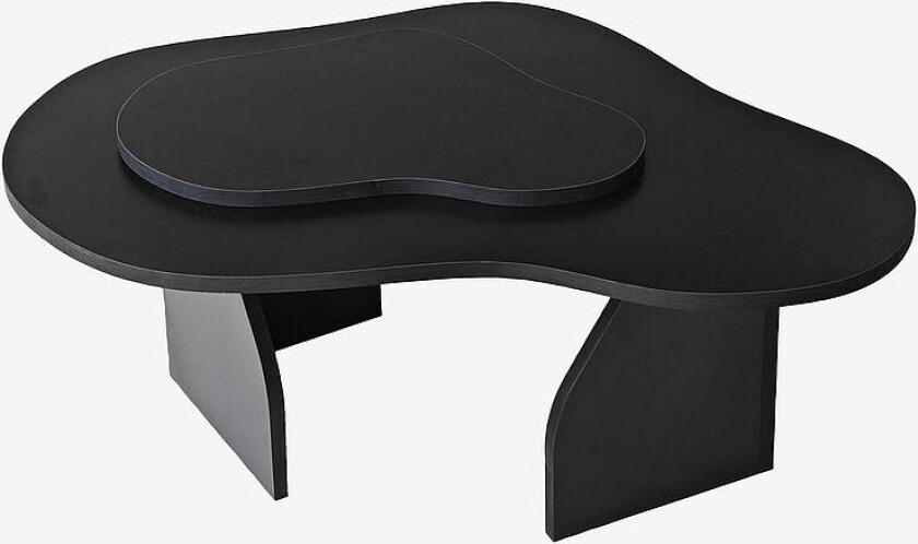 Salongbord-Melted, Svart
