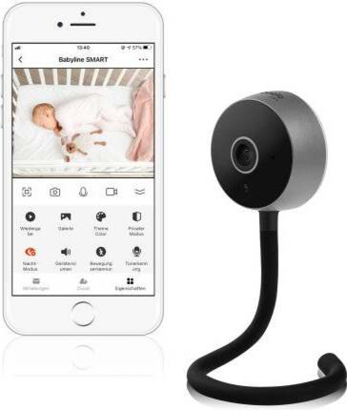 Babyline Smart Babycall, Black - Babycalls - Plast