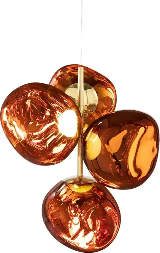 Melt Chandelier Mini Copper LED