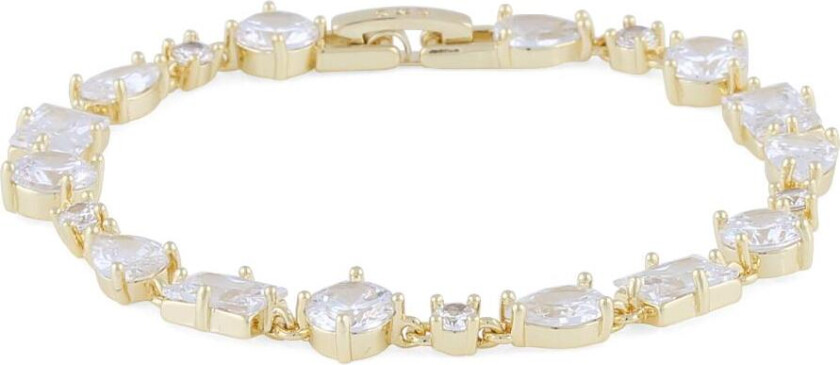 Snö of Sweden, Envy armbånd i forgylt messing med zirkonia