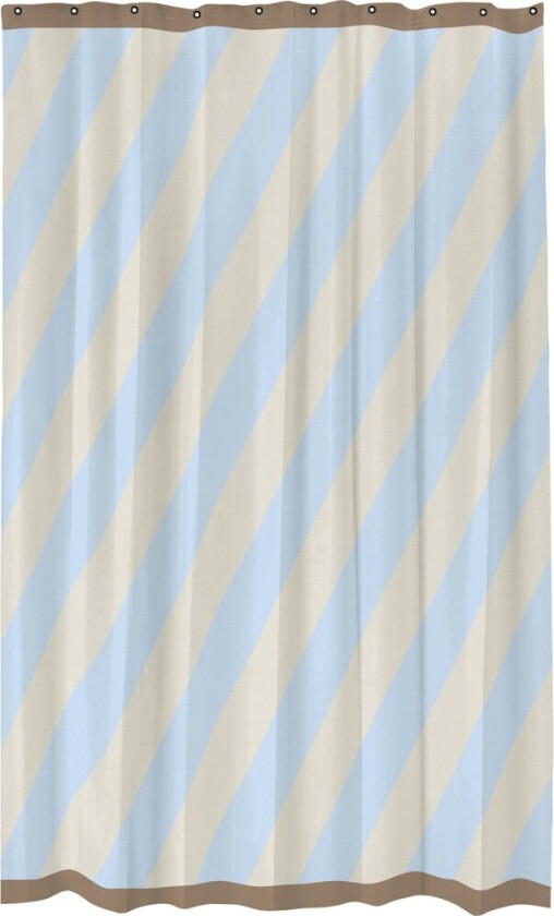 Diagonal dusjforheng 150x200 cm Light blue