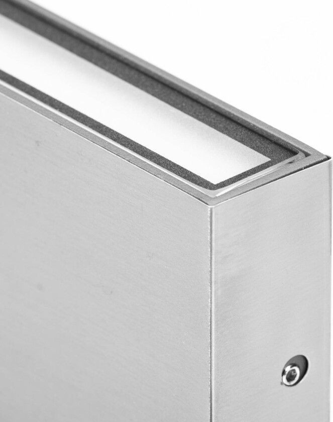 Utendørs LED-vegglampe CMD 9071, 17 cm, rustfritt stål, opp/ned, IP54