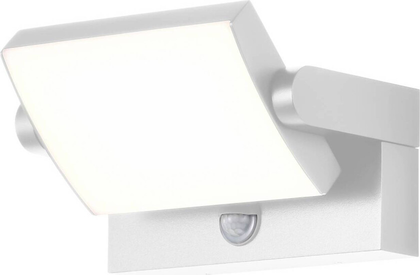 LED-vegglampe CMD 9111, sensor, hvit, 21 cm, CCT, IP54