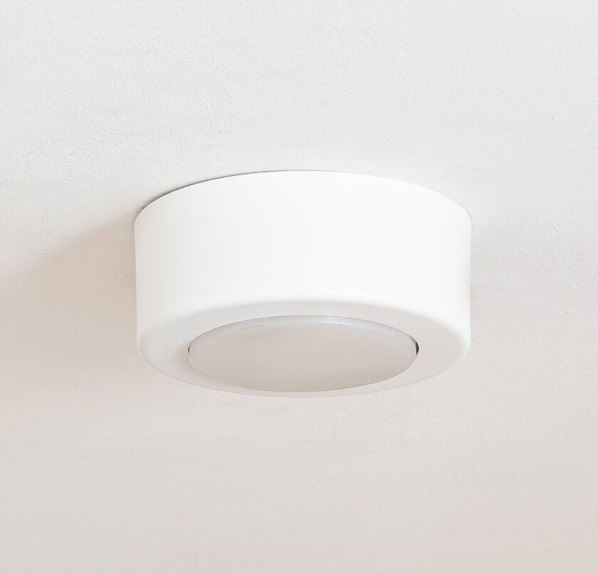 SPOT 53 downlight, kremhvit, Ø 11,5 cm, metall, GX53