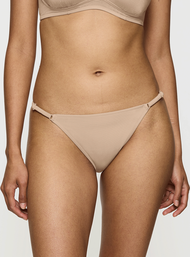Bilde av Midnight Rio tanga bikinitruse, nude, Størrelse: 42, Kvinner