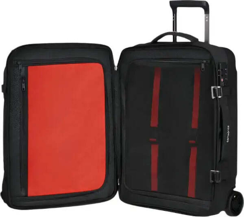Armox Duffelbag 55 cm med 2 hjul/ryggsekk Svart