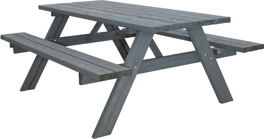 Finse piknikbord - Gråimpregnert furu