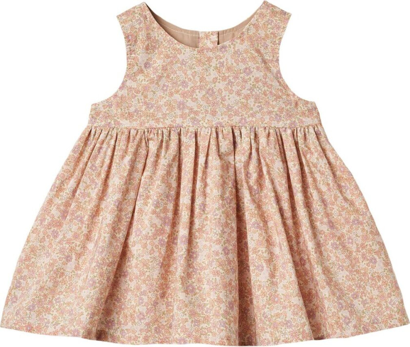 Sienna Pinafore-kjole Lilac Flowers | Rosa | 68 cm