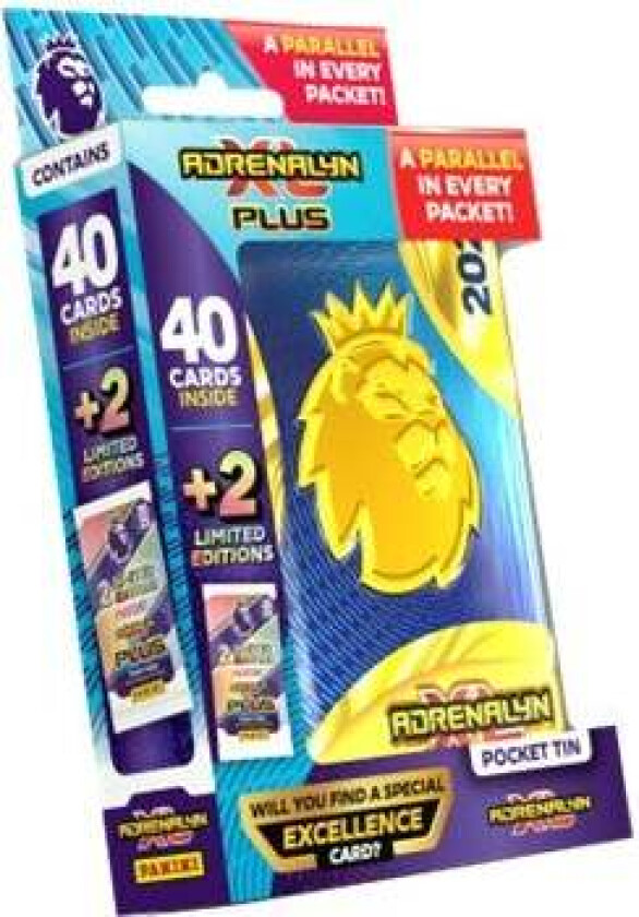 Samlekort Premier League 2025 Adrenxl P Pocket Tin