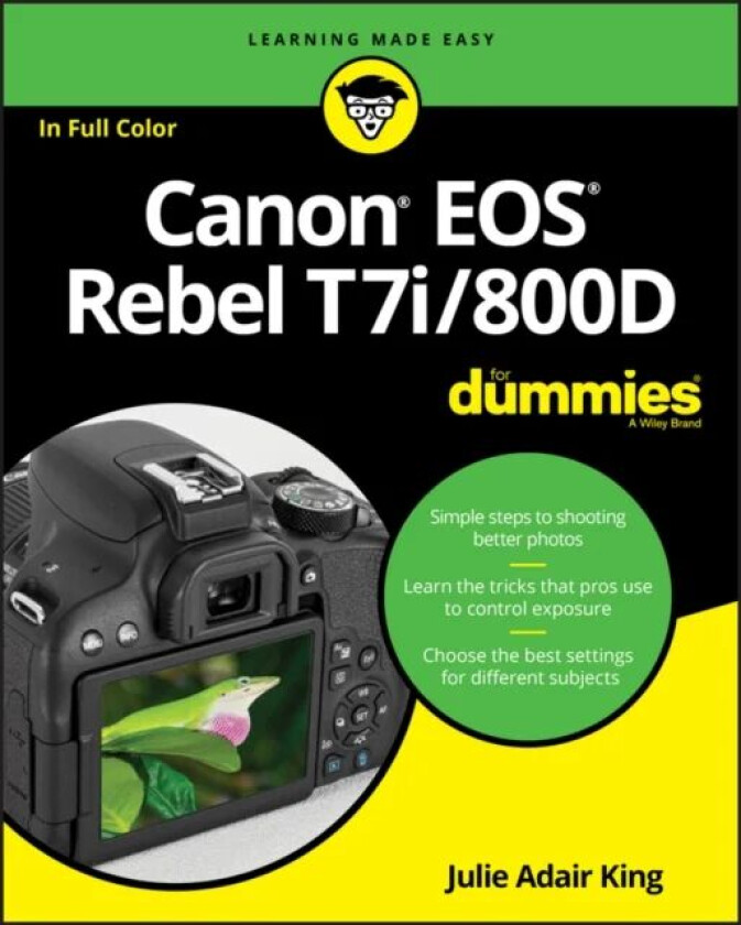 Canon EOS Rebel T7i/800D For Dummies av Julie Adair (Indianapolis Indiana) King