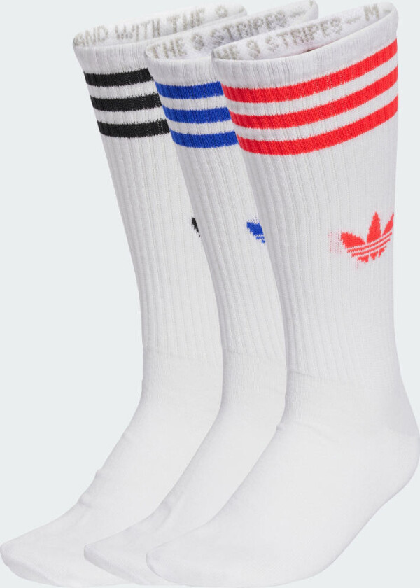 3-Stripes High Crew Sokker, 3 par
