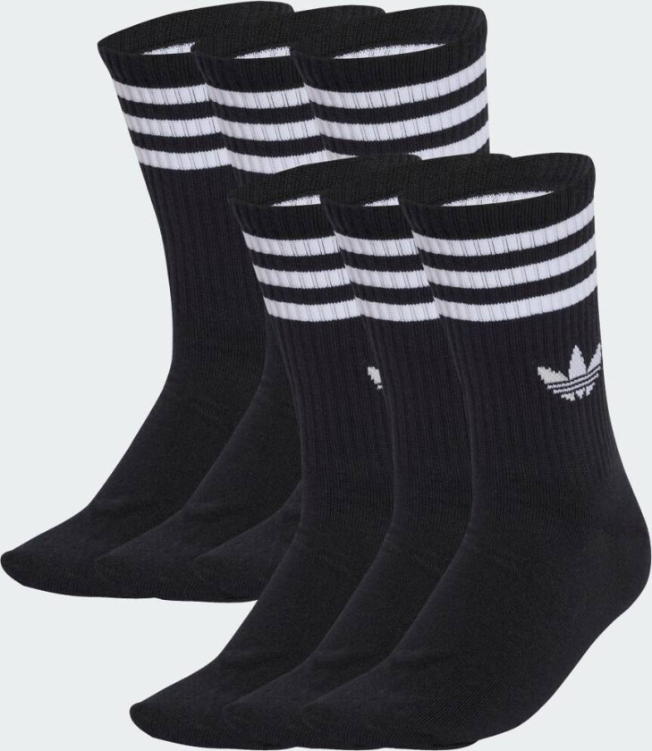 3-Stripes Crew Sokker, 6 par