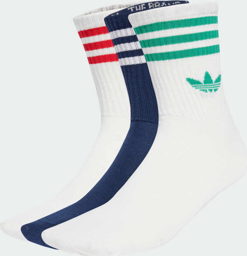 3-Stripes Crew Sokker, 3 par