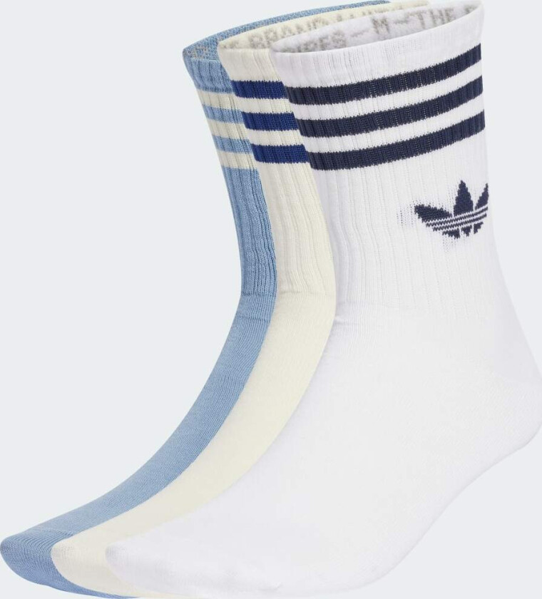 3-Stripes Crew Sokker, 3 par