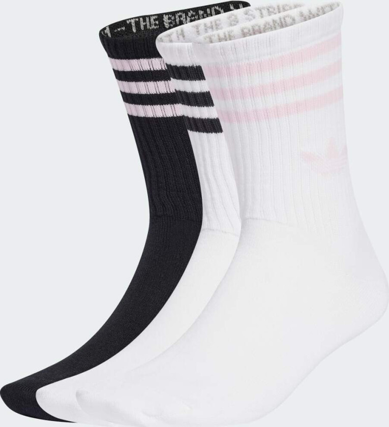 3-Stripes Crew Sokker, 3 par