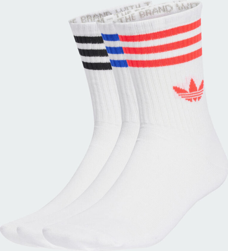 3-Stripes Crew Sokker, 3 par