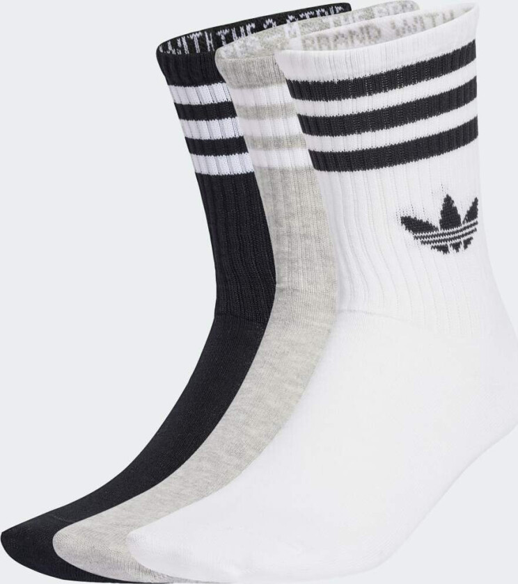 3-Stripes Crew Sokker, 3 par