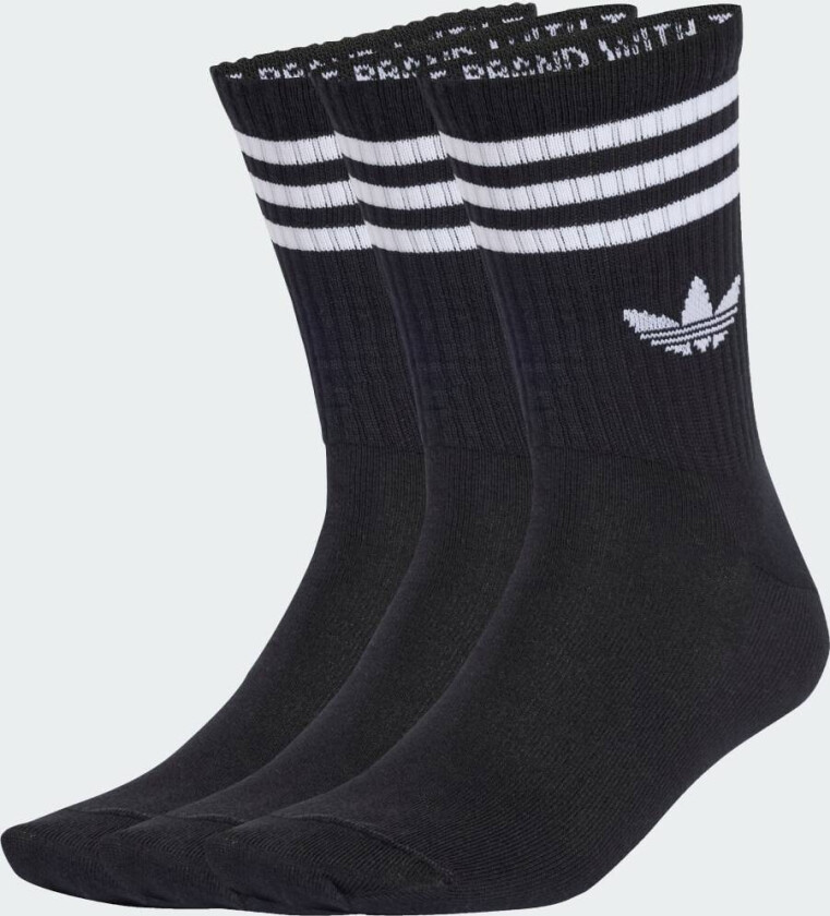 3-Stripes Crew Sokker, 3 par