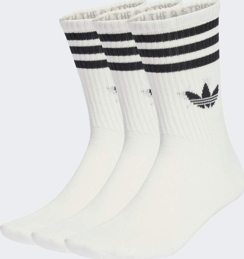 3-Stripes Crew Sokker, 3 par