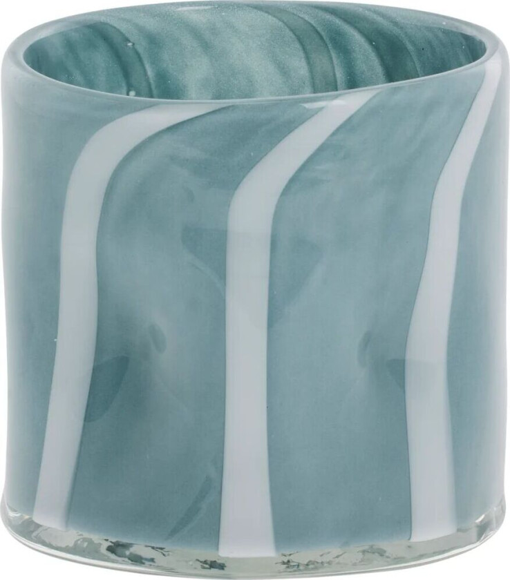 Marelle vase Ø10 cm Light blue- white