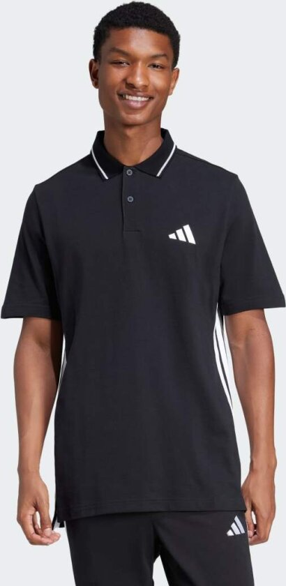 Essentials 3-Stripes Piqué Poloskjorte