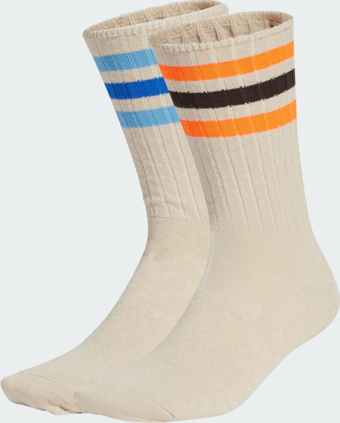 Ribbed Crew Sokker, 2 par