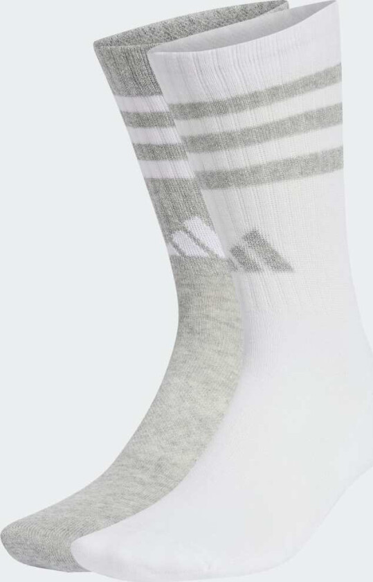 Cushioned Sportswear 3-Stripes Glam Crew Sokker, 2-pakning