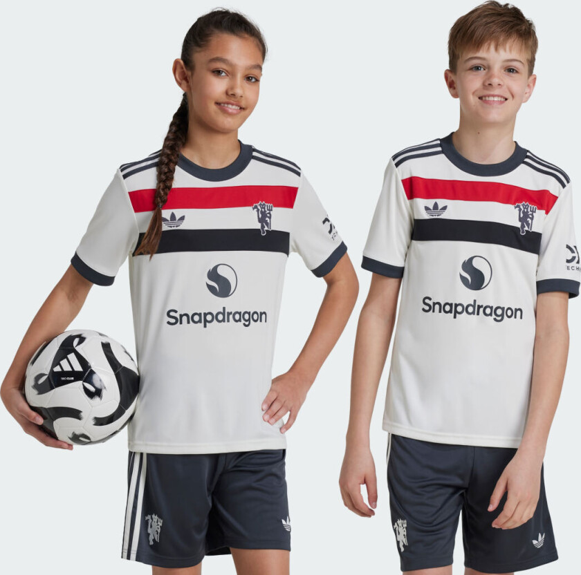 Manchester United Tredjedrakt 2024/25 Barn - adidas, størrelse 140 cm