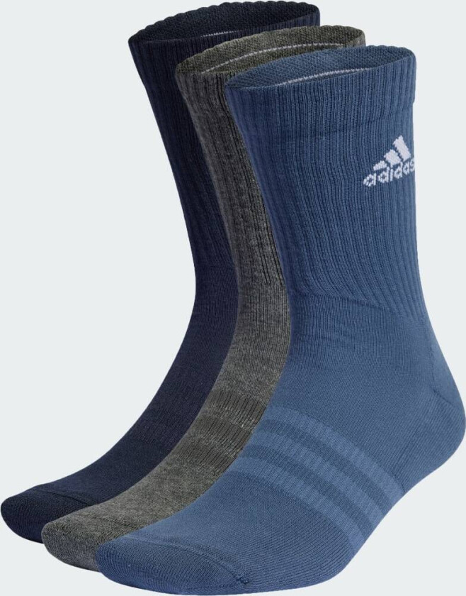 Cushioned Crew Sokker, 3 par