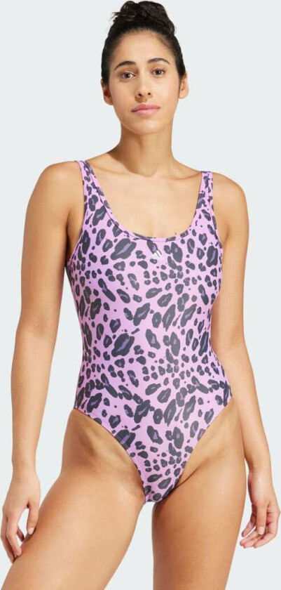 Essentials Animal Print U-Back Badedrakt