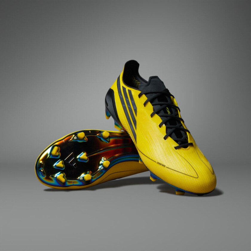 F50 Elite Adizero 2010 Fg Remake - Gul/svart Limited Edition - Gress (Fg), størrelse 47⅓