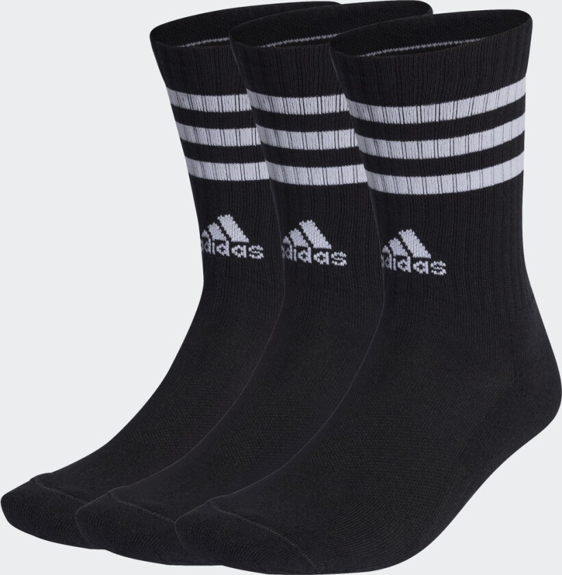 3-Stripes Cushioned Crew Sokker, 3 par