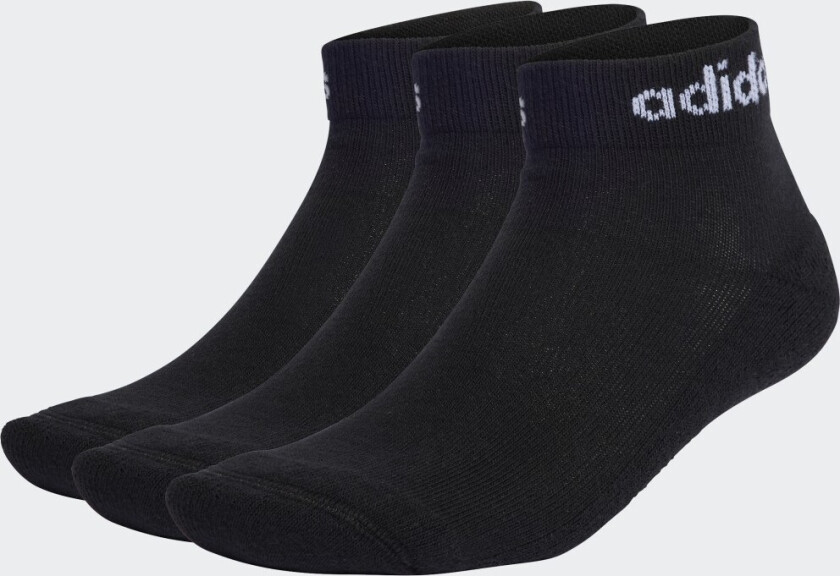 Linear Ankle Socks Cushioned Sokker, 3 par
