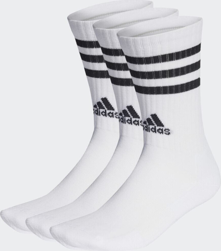 3-Stripes Cushioned Crew Sokker, 3 par