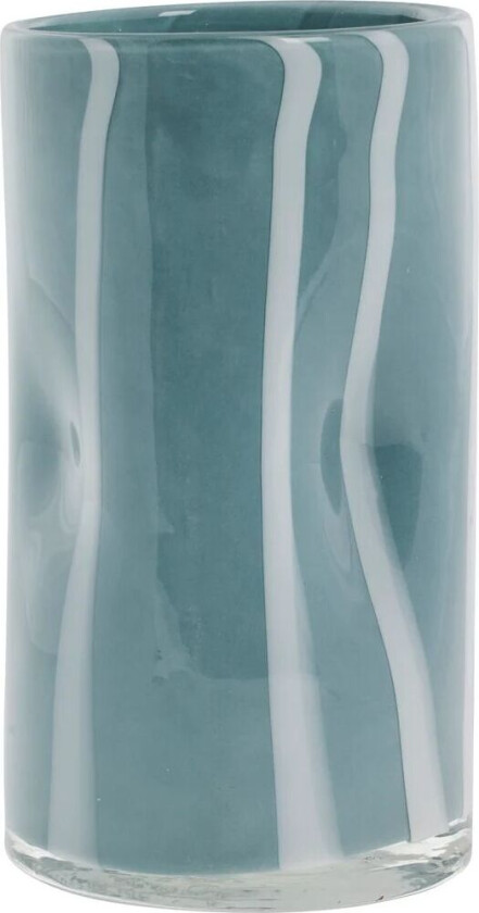 Marelle vase Ø10 cm Light blue- white