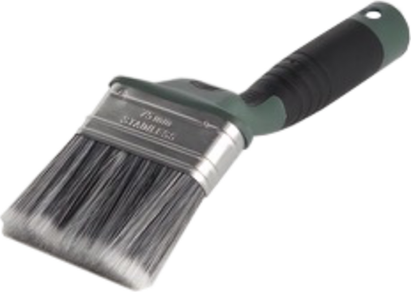 Pensel ute vinklet 75mm