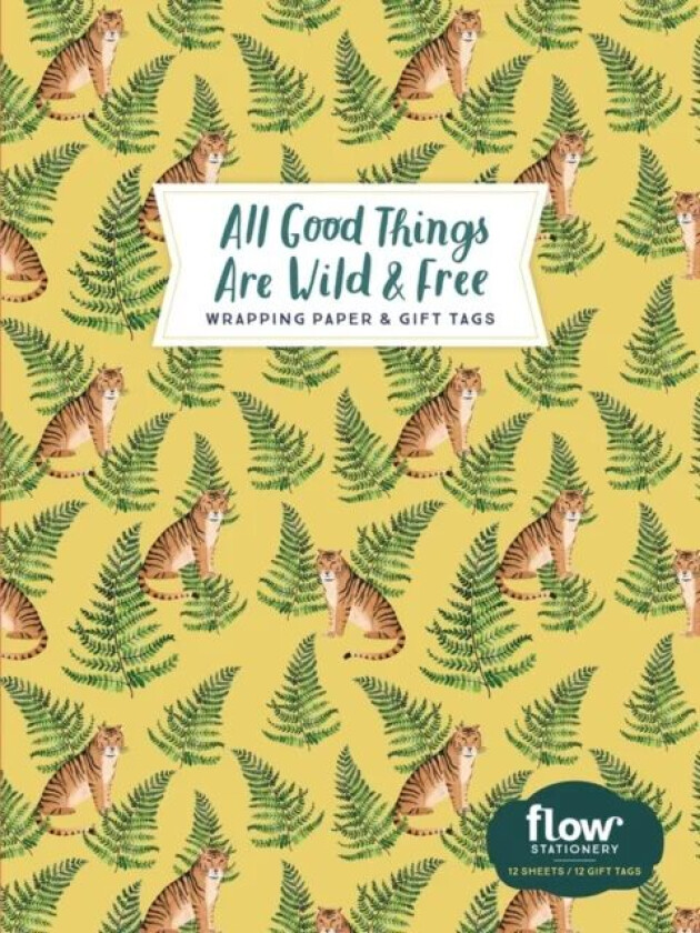 All Good Things Are Wild and Free Wrapping Paper and Gift Tags av Irene Smit, Astrid van der Hulst, Editors of Flow magazine